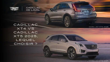 Cadillac XT4 vs Cadillac XT5 2025, lequel choisir ?