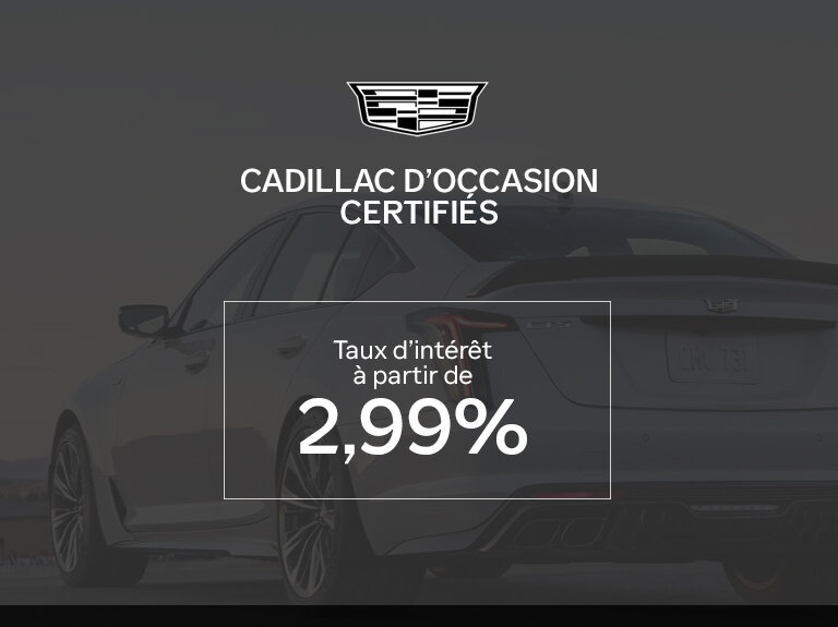 Cadillac laval header certifie 2.99 novembre