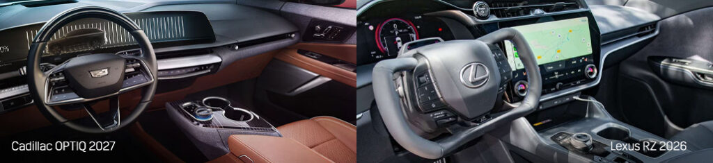 Cadillac OPTIQ 2027 vs Lexus RZ 2026